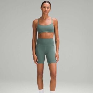 Wunder Train Strappy Racer Bra *Light Support, A/B Cup, Medium Forest